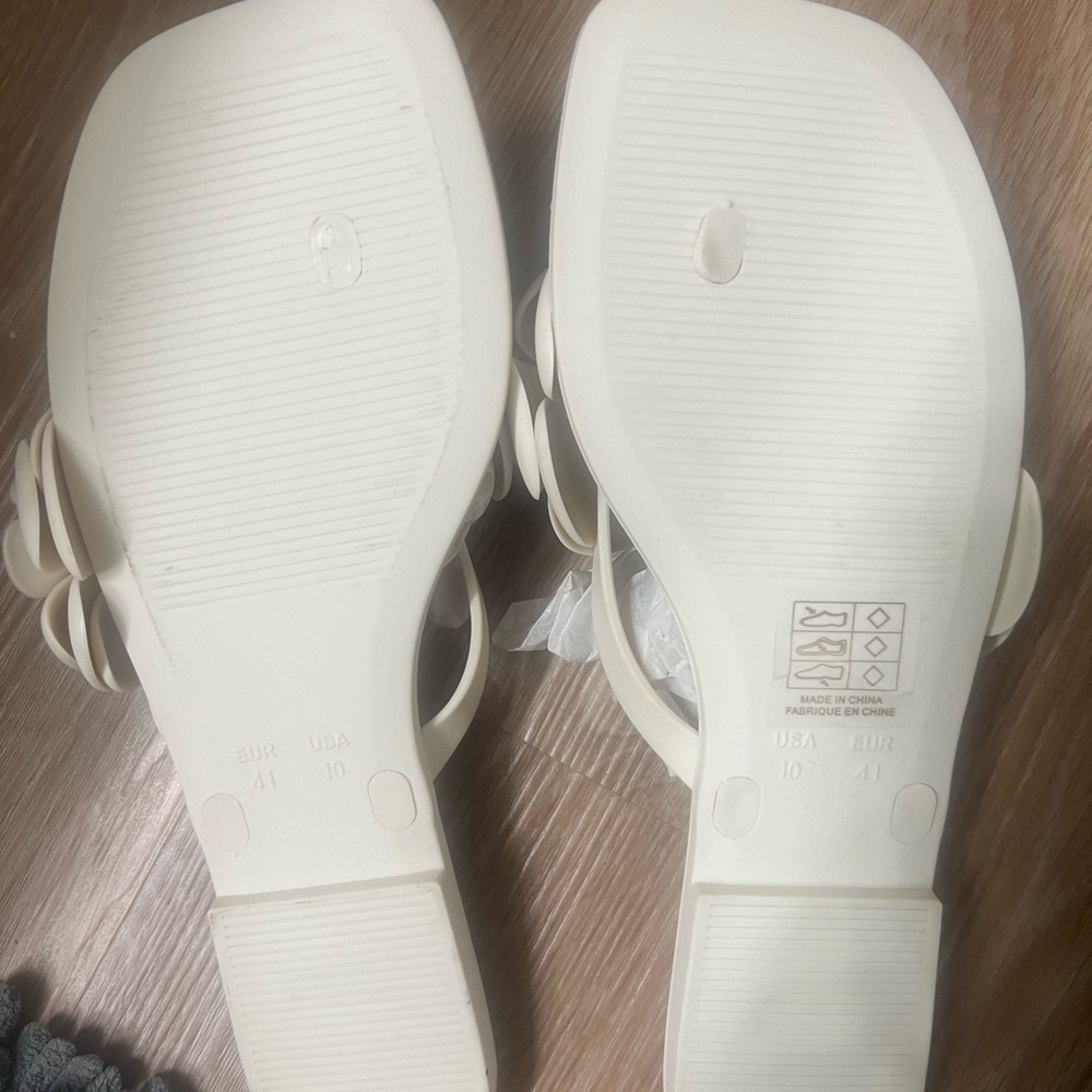 Off white cream Jeffrey Campbell sandals - Picture 2 of 2